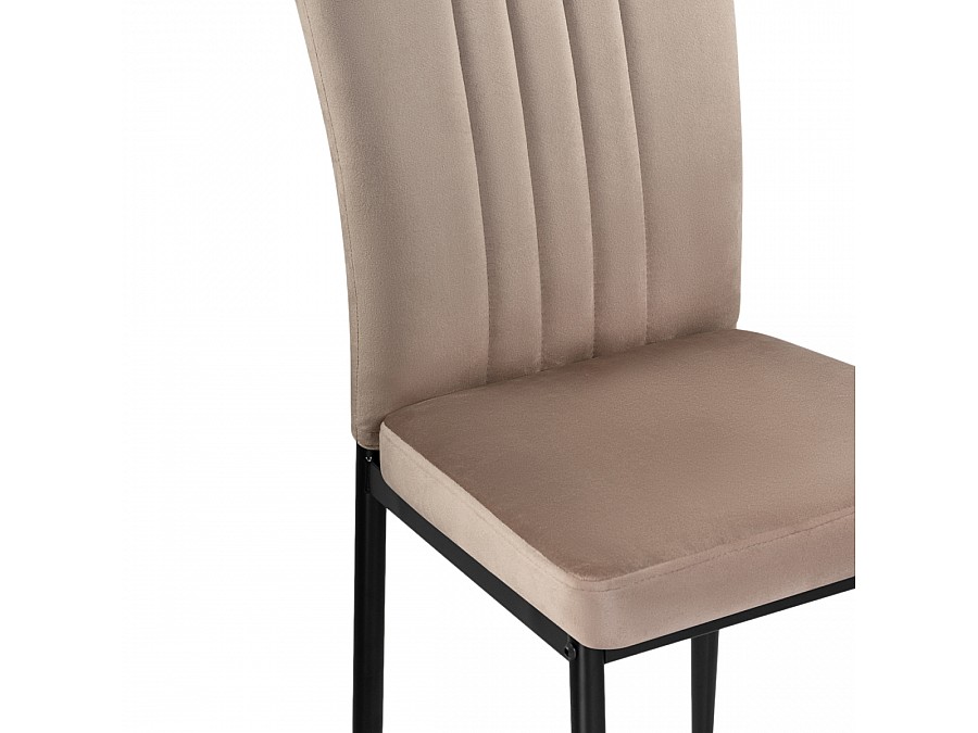 Стул на металлокаркасе Rek cappuccino / black