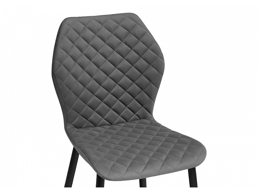 Стул на металлокаркасе Софи темно-серый / черный