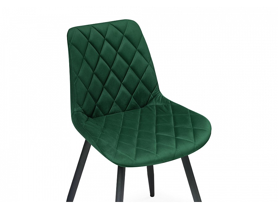 Стул на металлокаркасе Баодин Б/К зеленый / черный