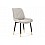 Стул на металлокаркасе Seda 1 latte / black / gold
