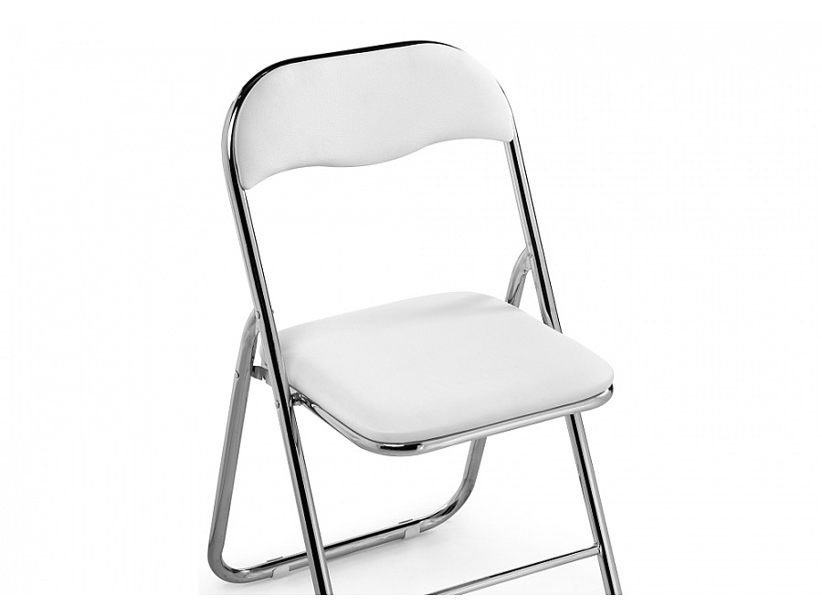 Стул на металлокаркасе Fold 1 складной white / chrome