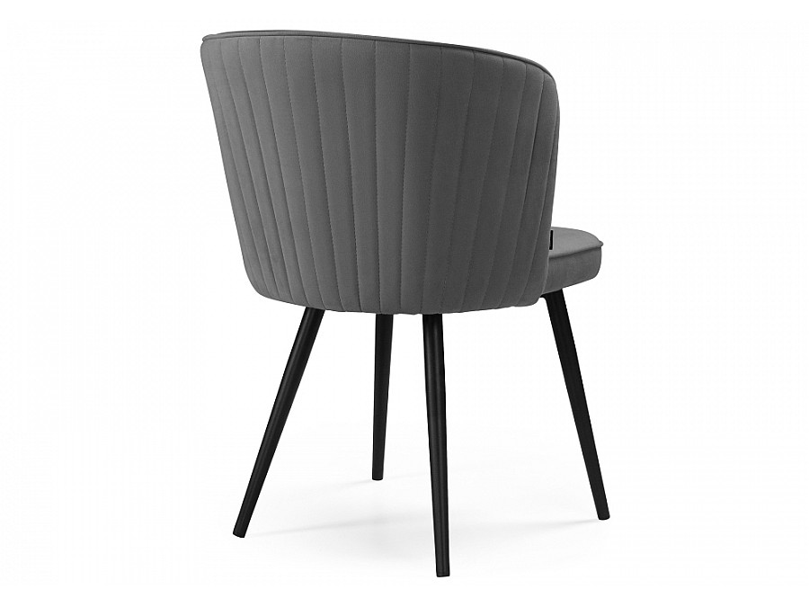 Стул на металлокаркасе Фрибур velutto 32 / черный