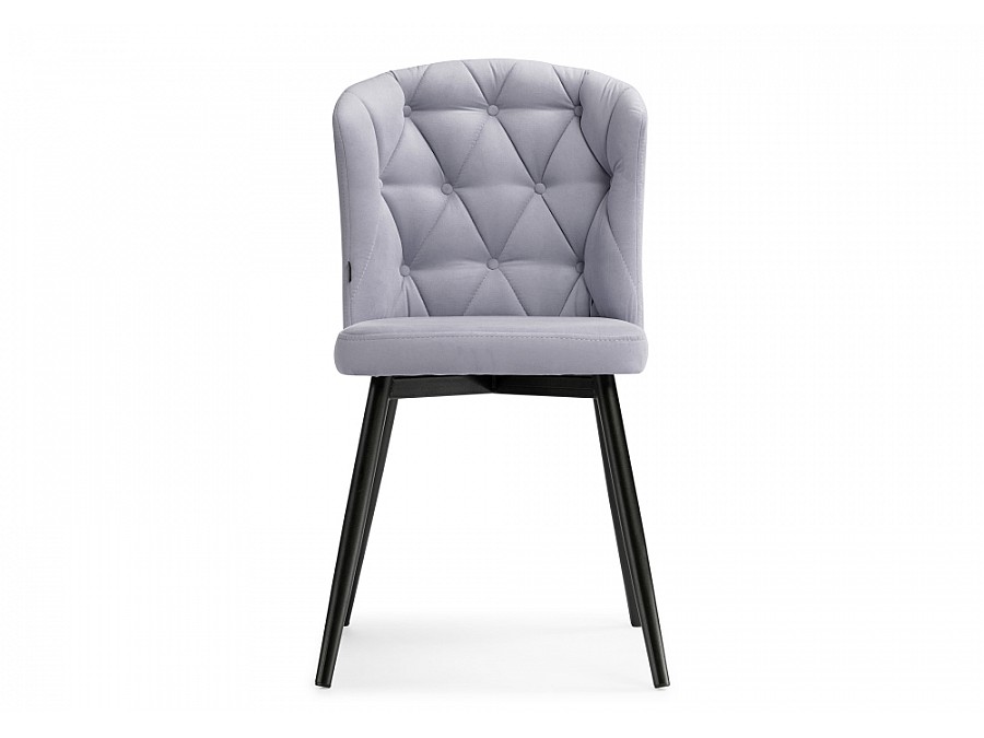 Стул на металлокаркасе Алиссум velutto 49 / черный