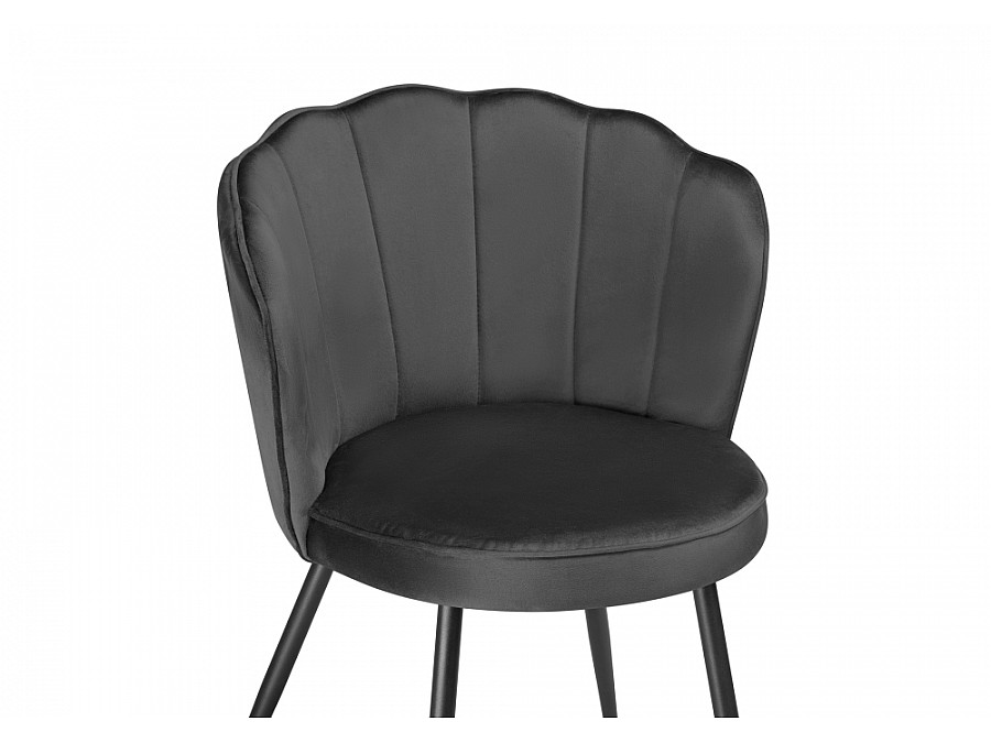 Стул на металлокаркасе Coral grey / black