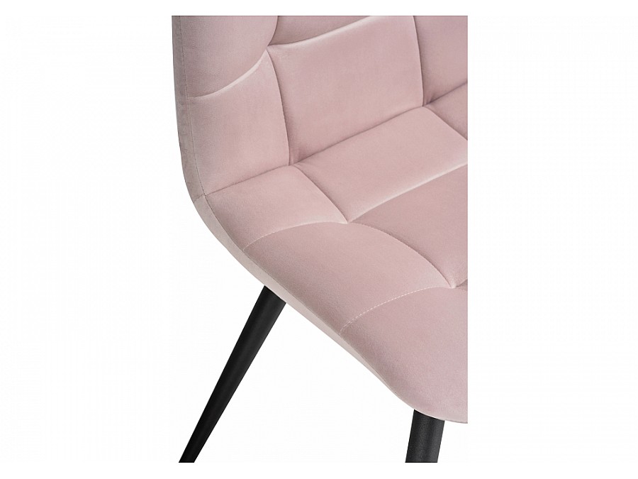 Стул на металлокаркасе Чилли К розовый 37 / черный