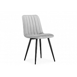 Стул на металлокаркасе Дани светло-серый / черный