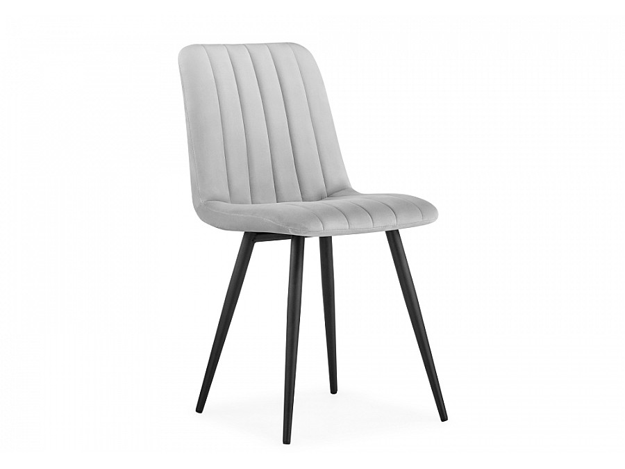 Стул на металлокаркасе Дани светло-серый / черный