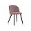 Стул на металлокаркасе Gabi 1 light purple / black