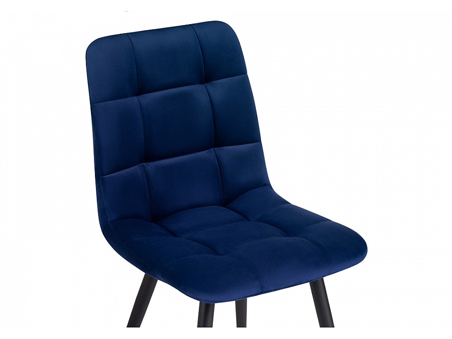 Стул на металлокаркасе Чилли К синий / черный