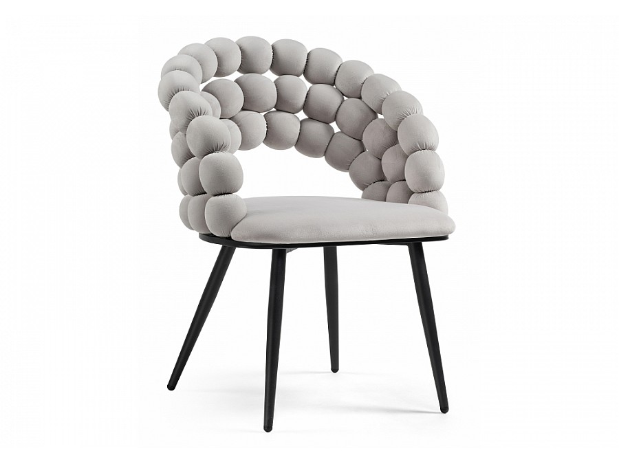 Стул на металлокаркасе Ball gray / black