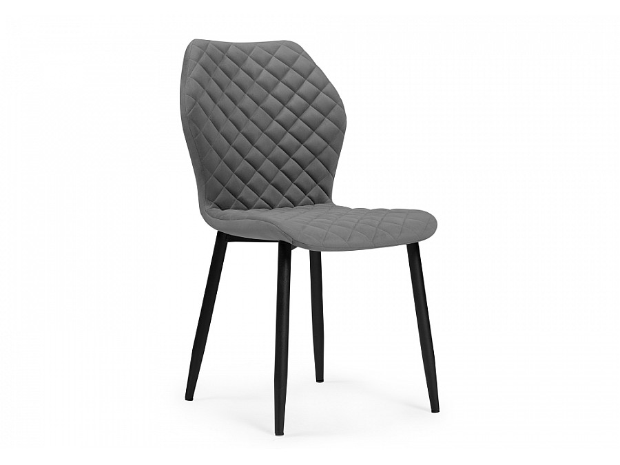 Стул на металлокаркасе Софи темно-серый / черный