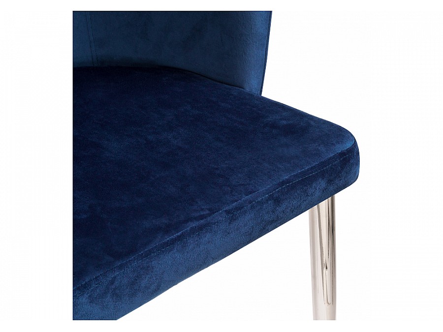 Стул на металлокаркасе Benza dark blue