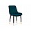Стул на металлокаркасе Seda 1 green / gold / black