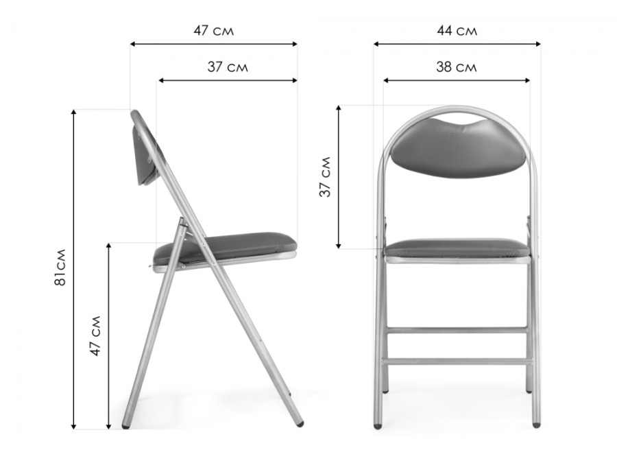 Стул на металлокаркасе Gikat серый полимер / светлый мусс