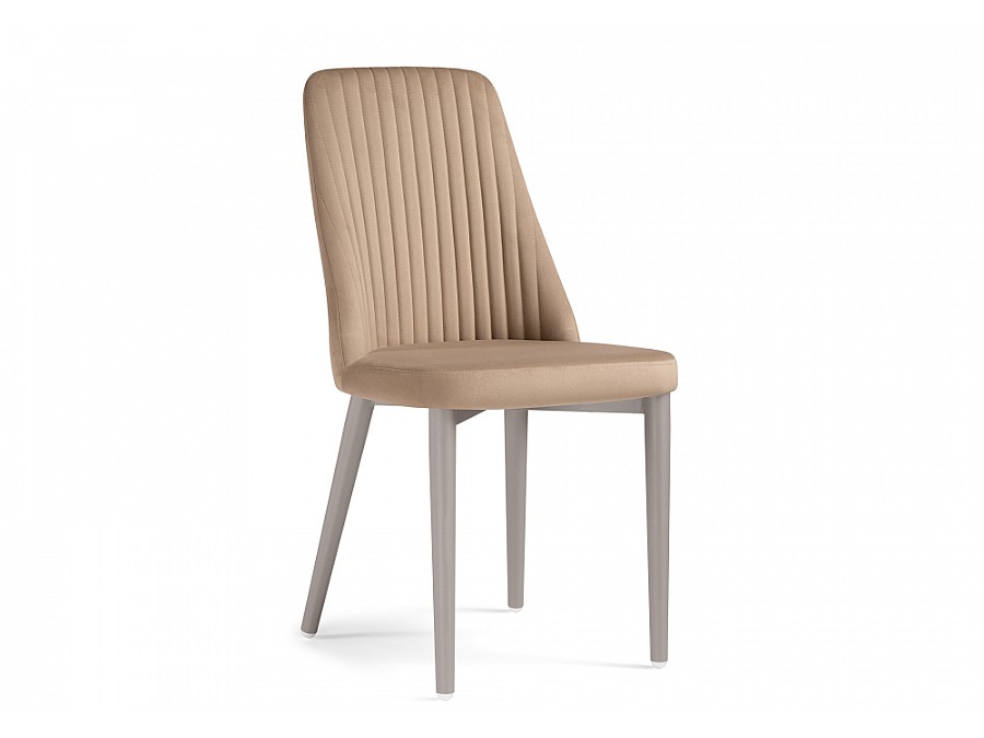 Стул на металлокаркасе Фена R латте / капучино