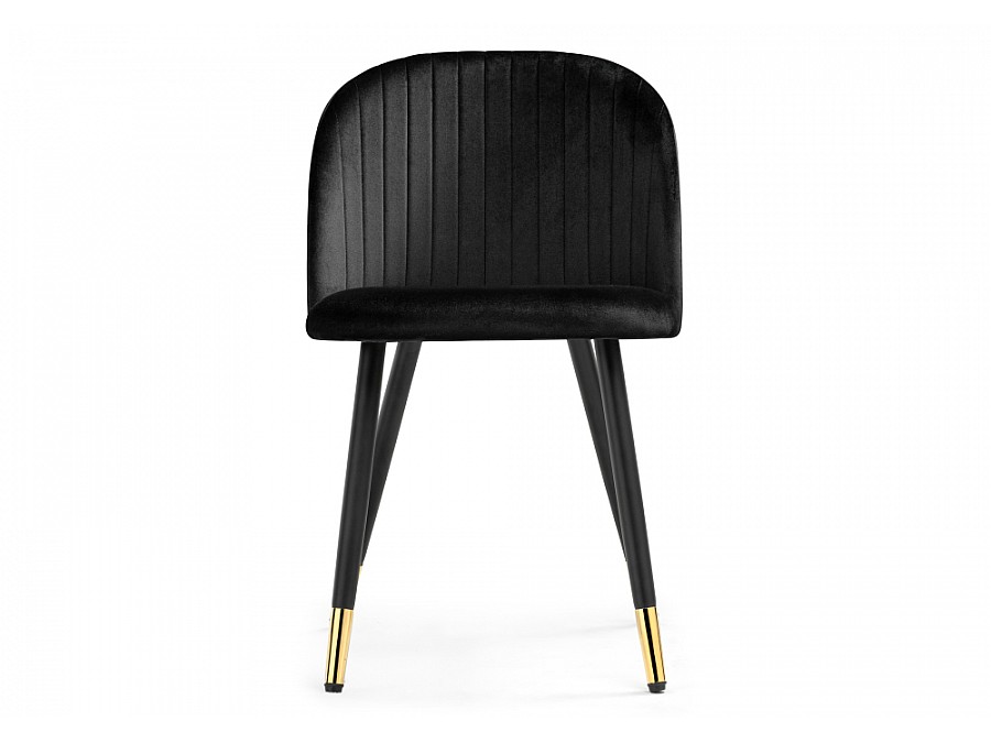 Стул на металлокаркасе Gabi black / black / gold