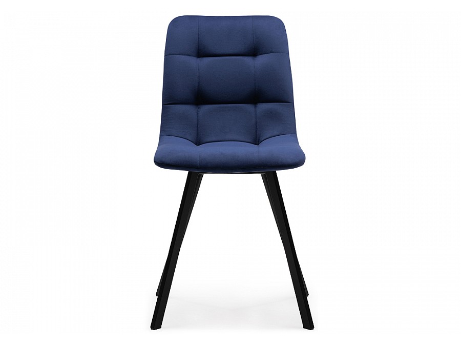 Стул на металлокаркасе Чилли черный / синий