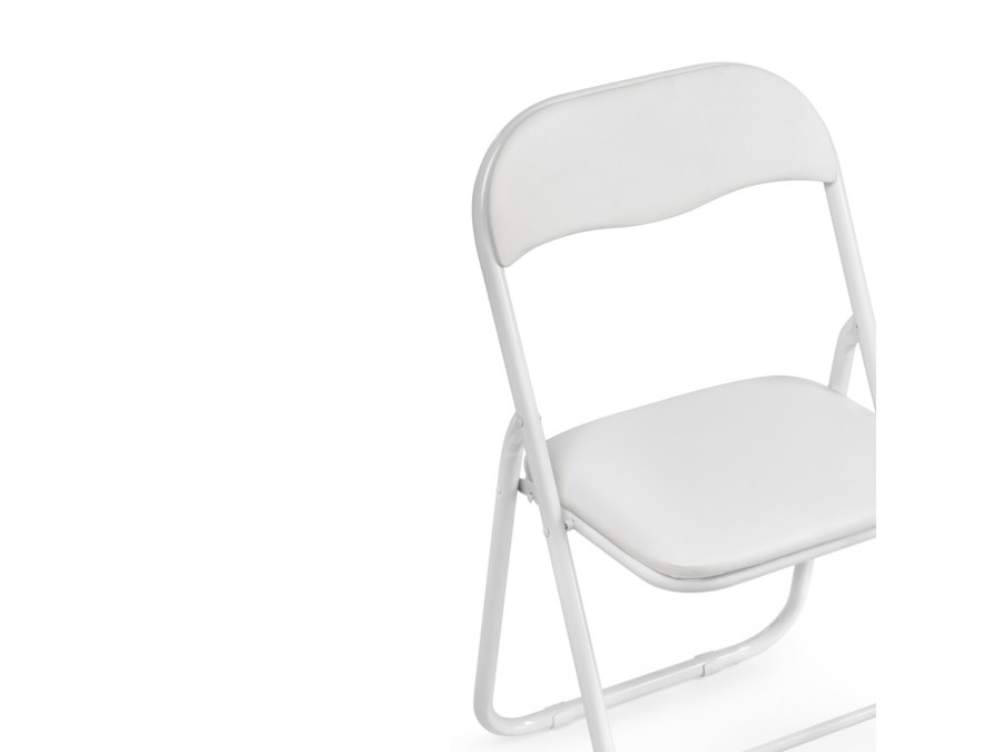 Стул на металлокаркасе Fold 1 складной white / white