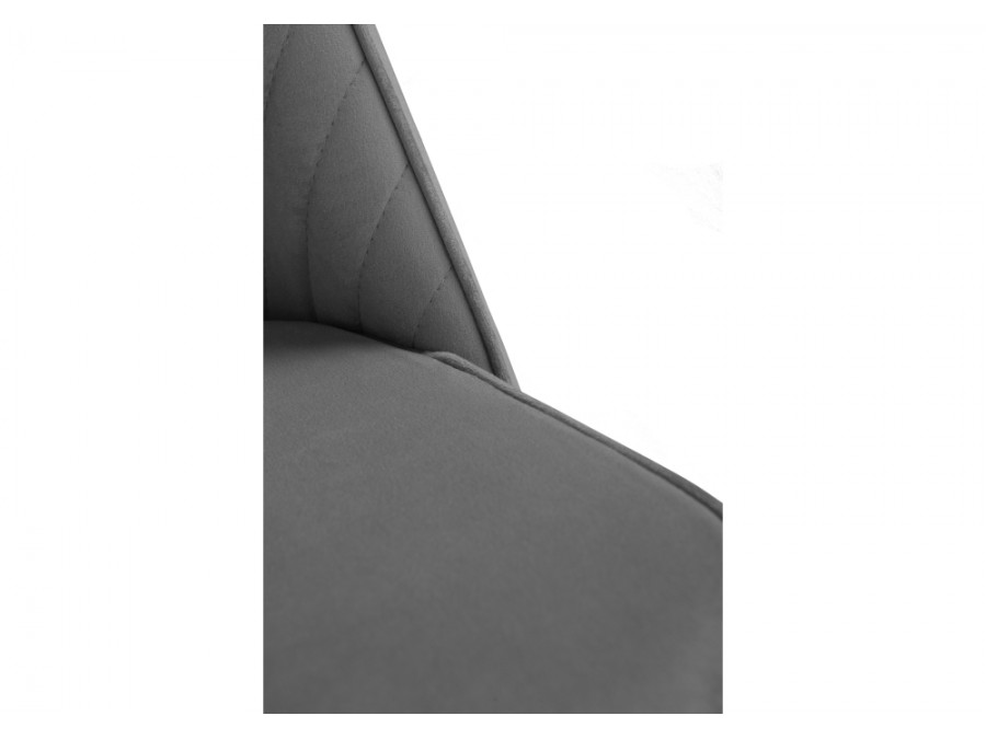 Стул на металлокаркасе Сандвикен черный / velutto 32