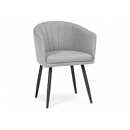 Стул на металлокаркасе Валета серый / черный