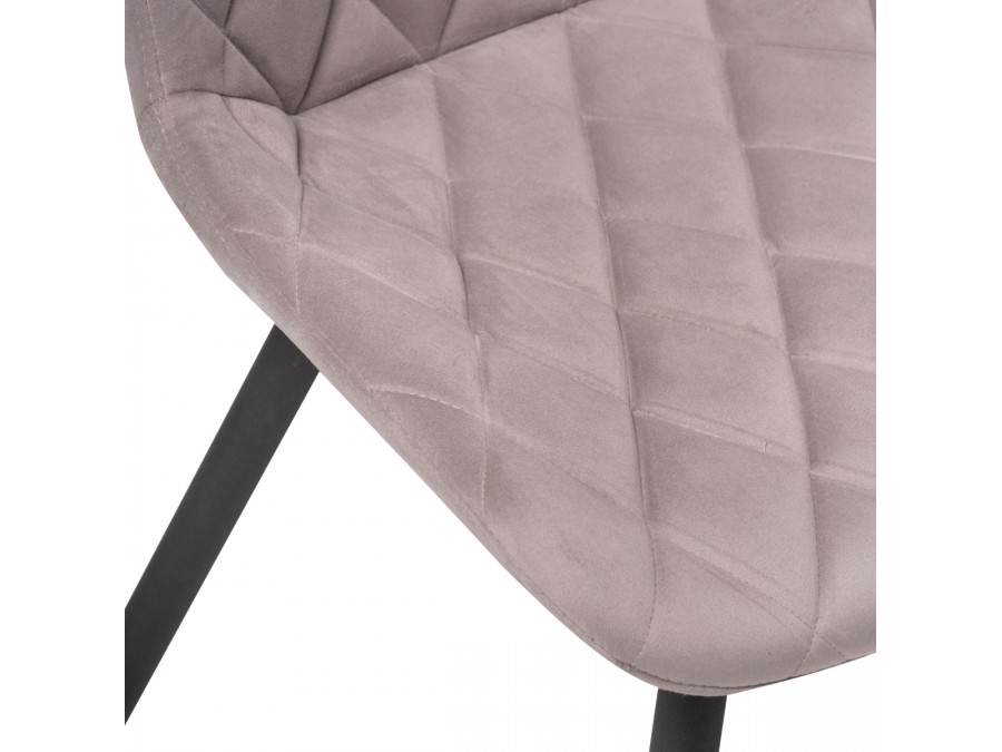 Стул на металлокаркасе Баодин К Б/К крутящийся латте / черный