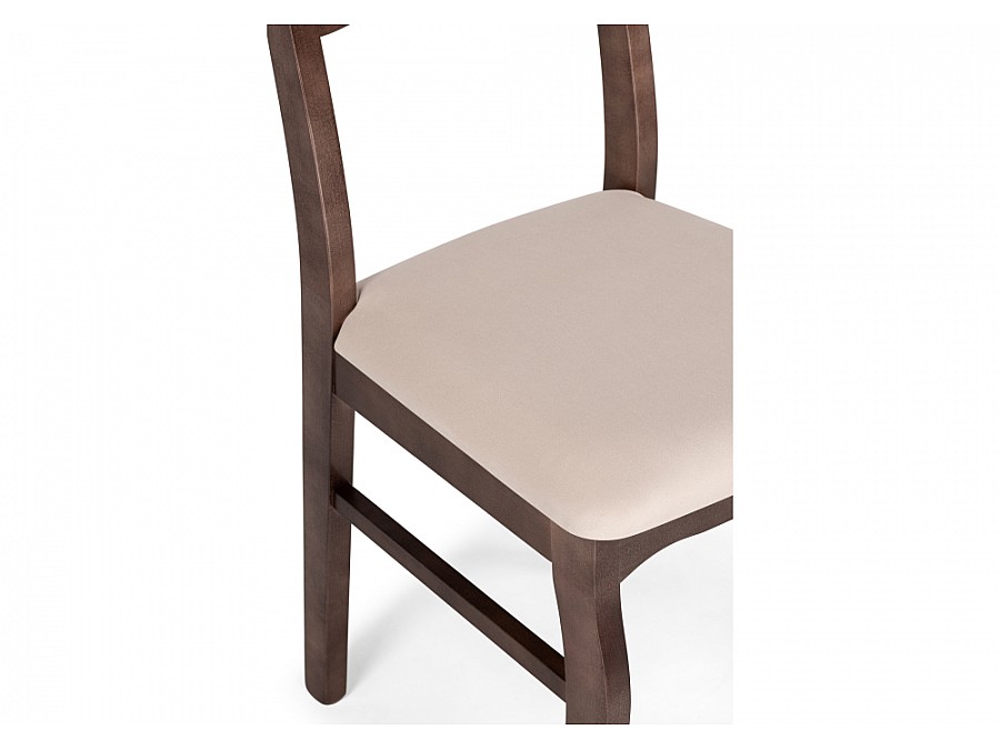 Стул деревянный Амадиу бежевый / орех