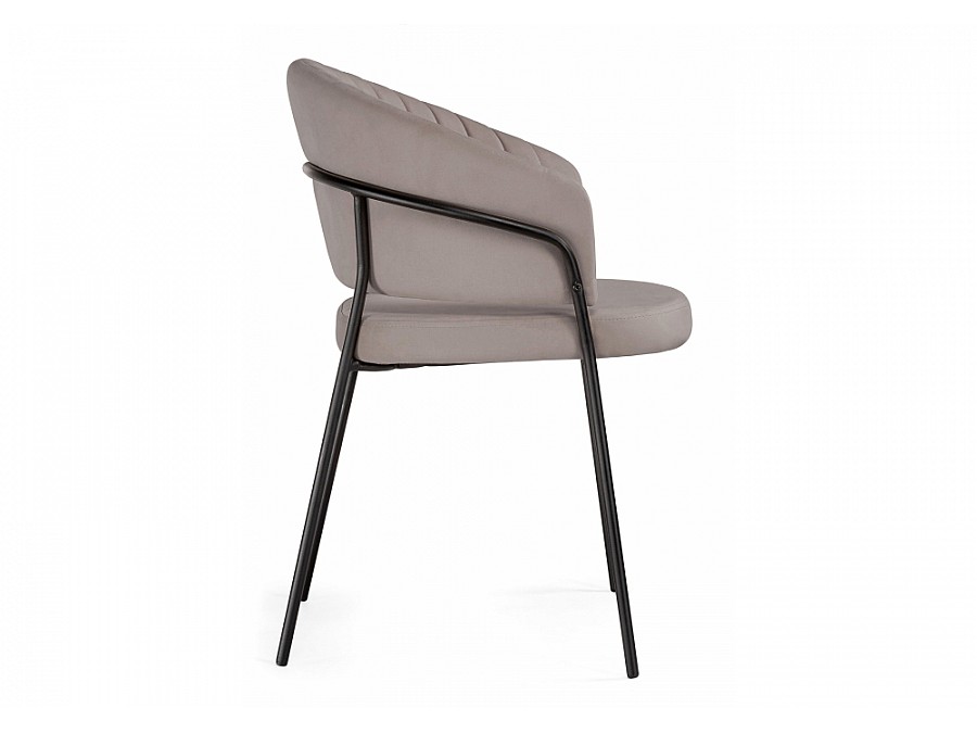Стул на металлокаркасе Лео латте brandy light 4 / черный