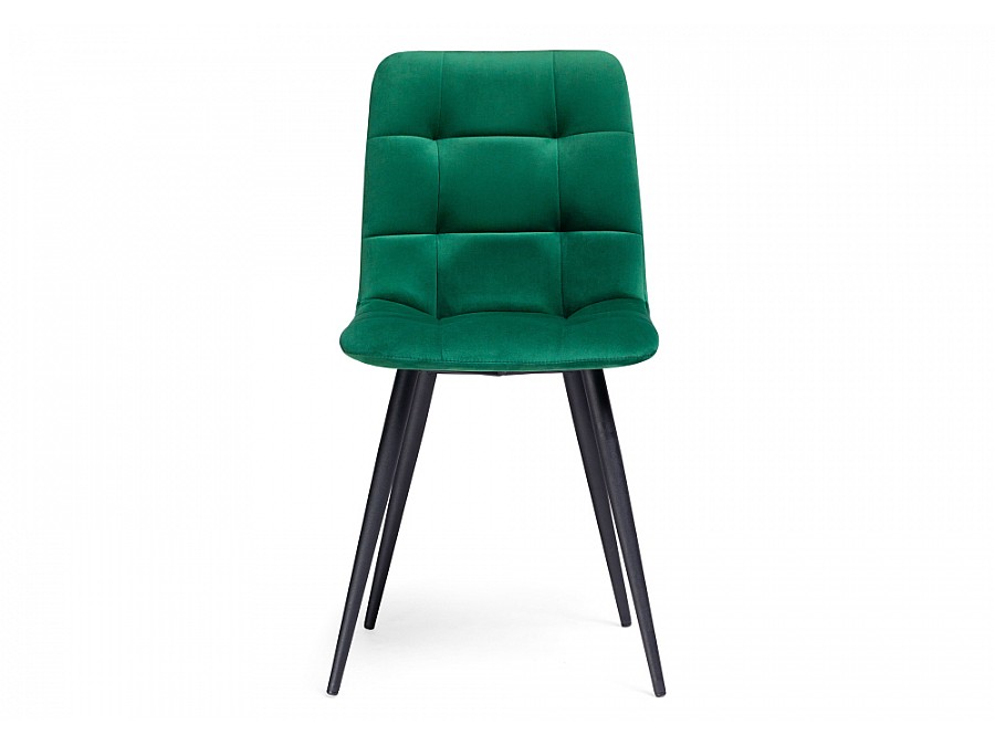 Стул на металлокаркасе Чилли К зеленый / черный