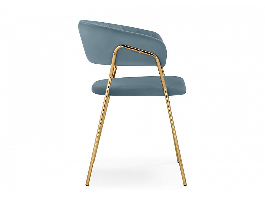 Стул на металлокаркасе Kamelia 1 light blue /gold