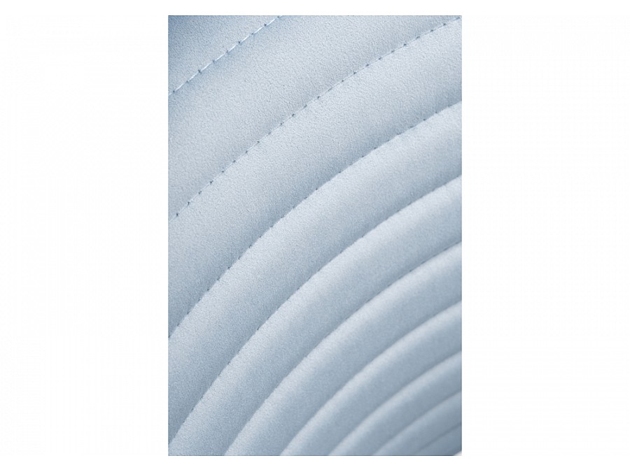 Стул на металлокаркасе Рансол голубой /черный глянец