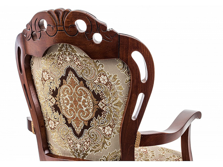 Стул деревянный Bronte вишня / патина