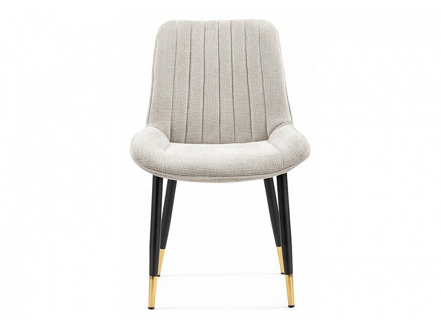Стул на металлокаркасе Seda 1 latte / black / gold