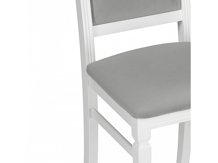 Стул деревянный Арнол серый / белый