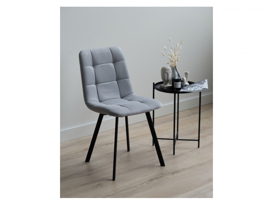 Чилли светло-серый / черный