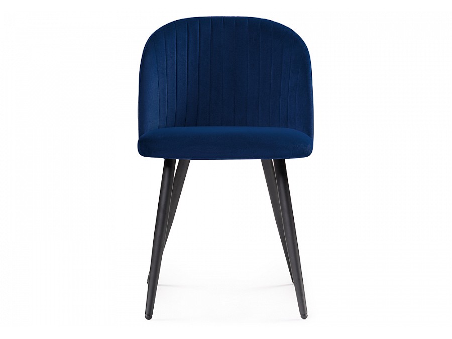 Стул на металлокаркасе Gabi 1 dark blue / black