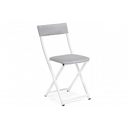 Стул на металлокаркасе Elevis светло-серый / белый
