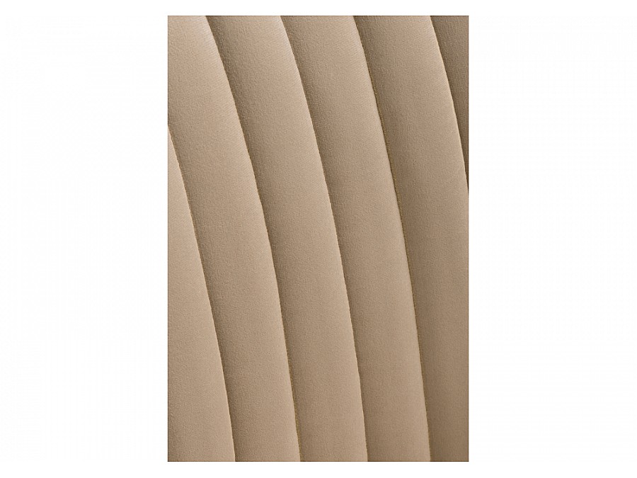 Стул на металлокаркасе Седа велюр бежевый / белый