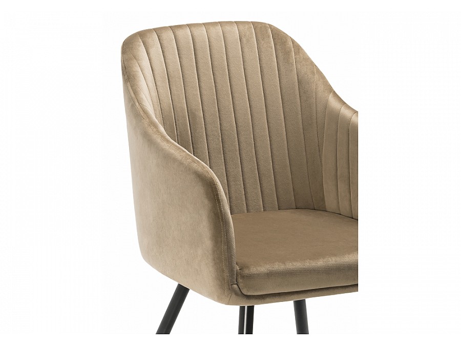 Стул на металлокаркасе Slam dark beige