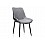 Стул на металлокаркасе Seda black / light gray