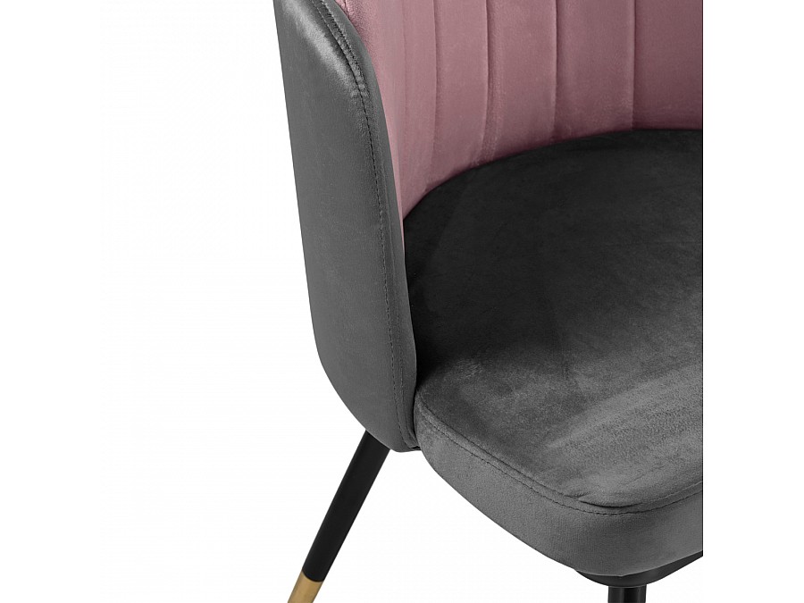 Penelopa dark gray / PINK /  black / gold