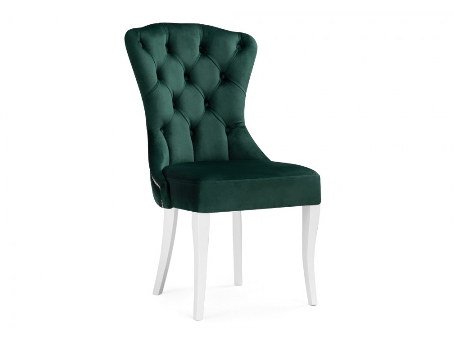 Стул деревянный Милано 1 зеленый / белый