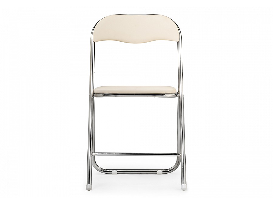 Стул на металлокаркасе Fold 1 складной beige / chrome