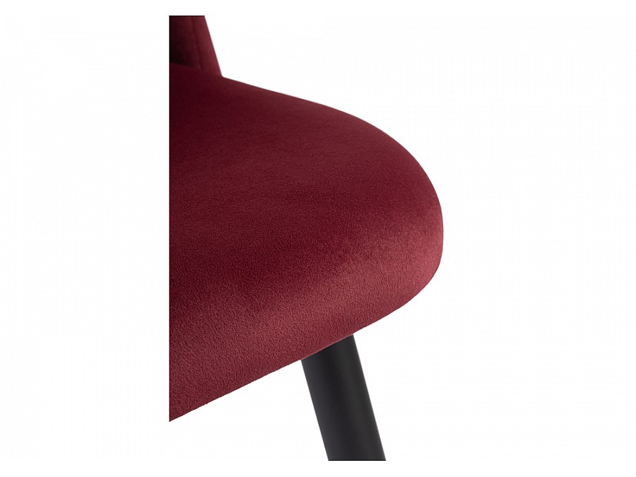 Стул на металлокаркасе Gabi 1 wine red / black