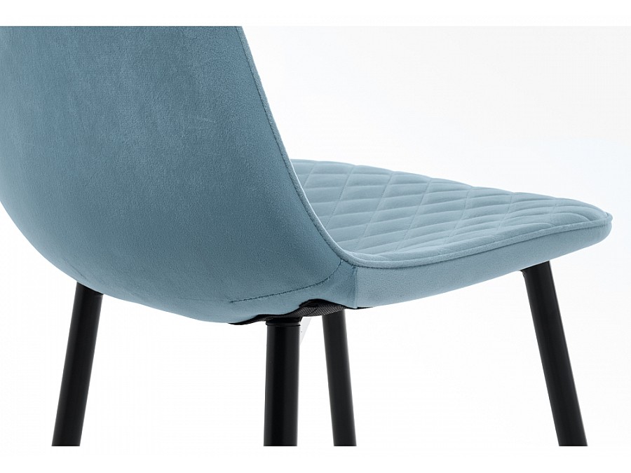 Стул на металлокаркасе Capri голубой