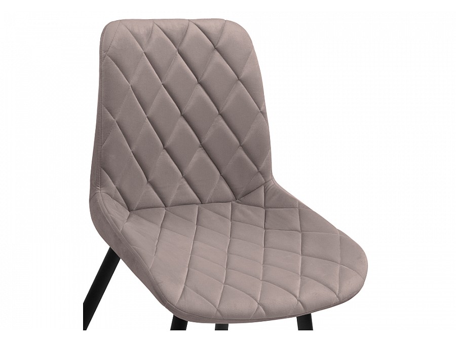 Стул на металлокаркасе Баодин Б/К латте / черный