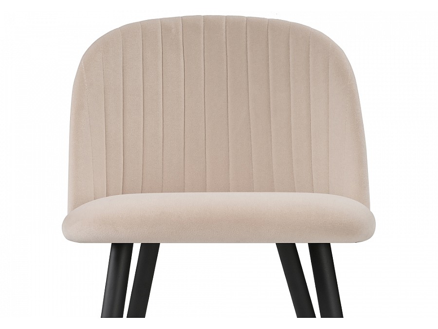 Стул на металлокаркасе Gabi beige / black / gold