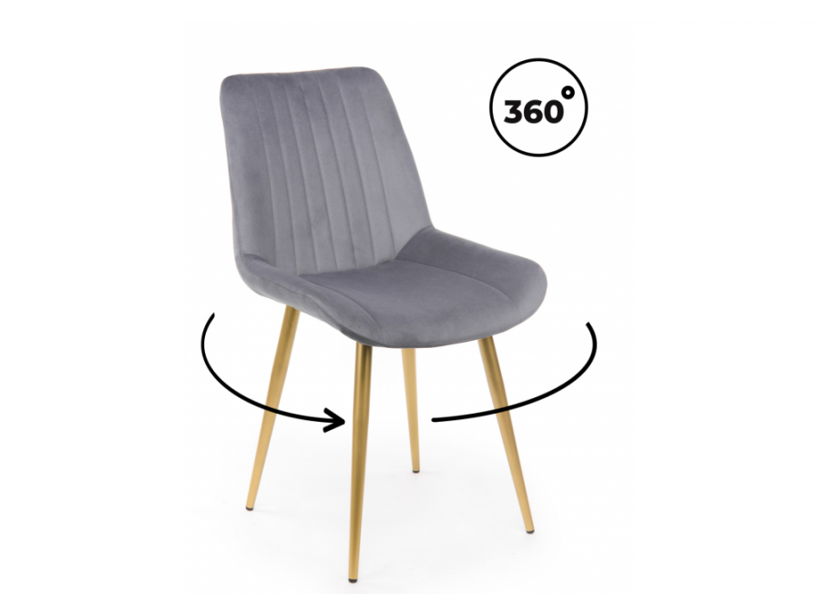 Седа 360 темно-серый (zd 995) / золотой np