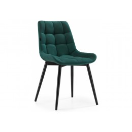 Стул на металлокаркасе Алст velutto 20 / черный