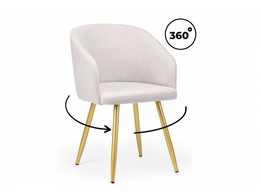 Монер 360 светло-серый (glory 36) / золотой