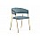 Стул на металлокаркасе Kamelia 1 light blue /gold